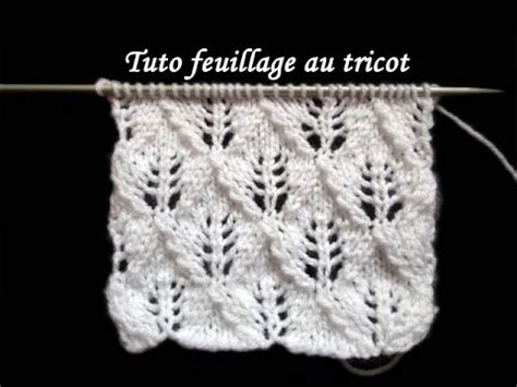 Tuto Point De Feuillage Au Tricot Facile Tutorial Fancy Knitting Stitch