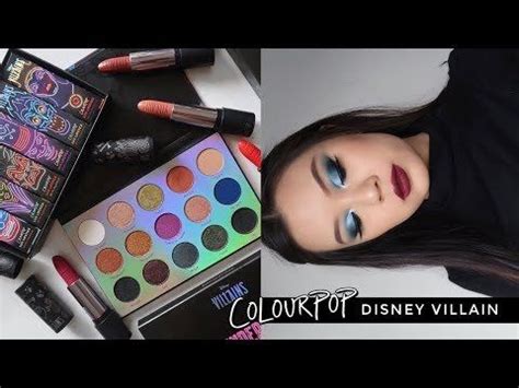 Colourpop X Disney Villain Collection Looks Review Comparisons