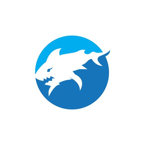 Shark icon and symbol vector illustration 4689911 Vector Art at Vecteezy