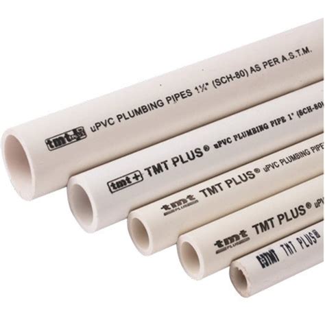 TMT Plus 1 And 1 25 UPVC Plumbing Pipes Rs 74 5 Meter TMT Polymers