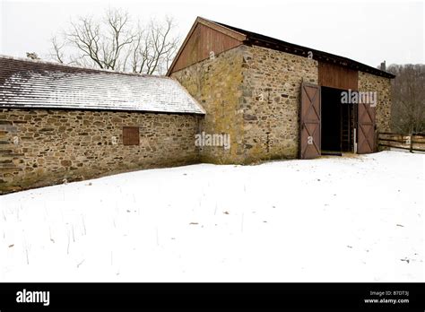 Open Door Barn Stock Photo Alamy