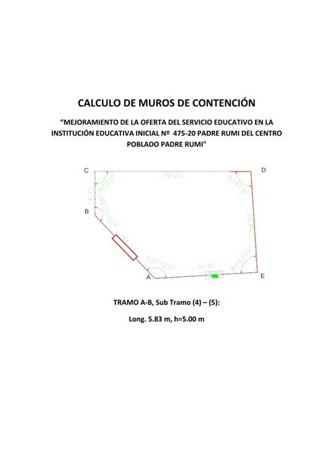 PDF Calculo Muro Contencion DOKUMEN TIPS