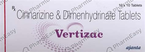 Vertizac Tablets Uses Side Effects Price Dosage Pharmeasy