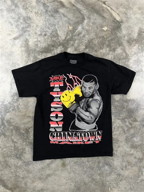 Chinatown Market Lightning Mike Tyson Logo Tee Black Gem