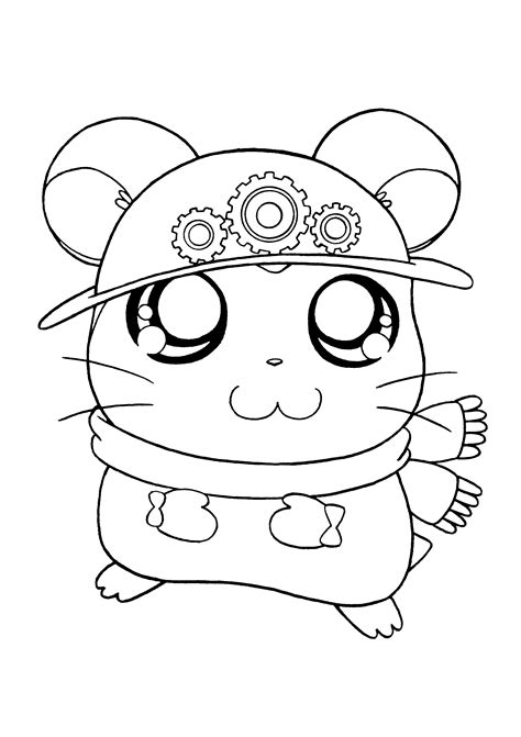 130 dessins de coloriage Hamtaro à imprimer sur LaGuerche Page 7