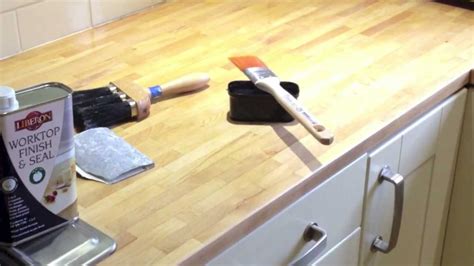 Sanding And Oiling A Kitchen Worktop Youtube