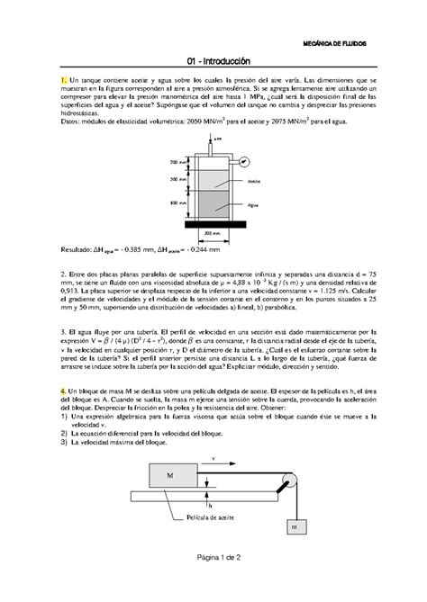 Introduccion Mec Nica De Fluidos Introducci N P Gina