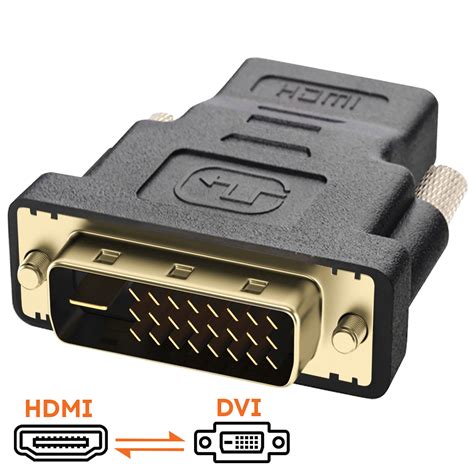 Adaptateur HDMI mâle vers VGA Femelle Haute Définition 20cm Noir