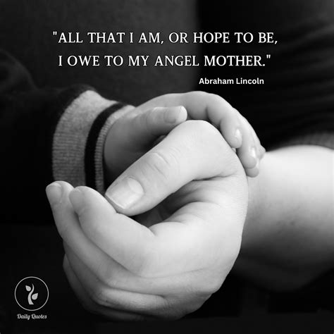 abraham lincoln mother quote