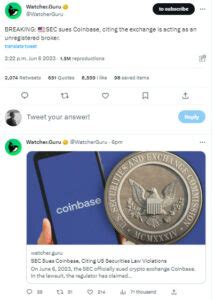 Crypto Shock Binance Coinbase Sued By Sec What S Next