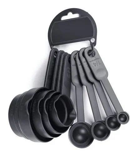 Black Plastic Measuring Spoons Set at Rs 25/set | मेजरिंग चम्मच in ...