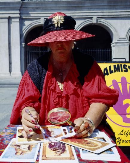 Tarot Reader In Jackson Square New Orleans Louisiana Library Of