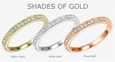 Shades of Gold—Different variations of gold and what they are made of ...