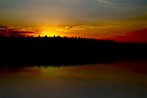 Barat Matahari Danau Foto Gratis Di Pixabay