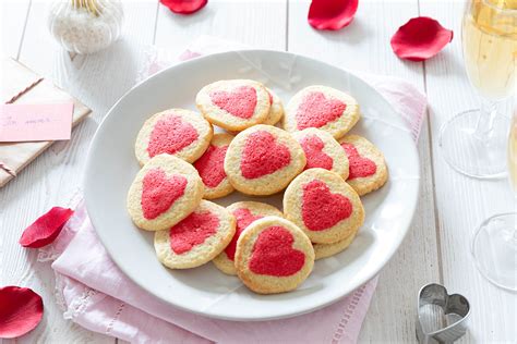 Biscuits Sabl S En Forme De Coeur Rouge Pour La Saint Valentin