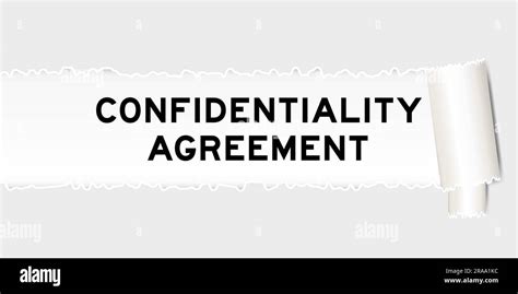 Confidentiality Agreement Stock Vector Images Alamy