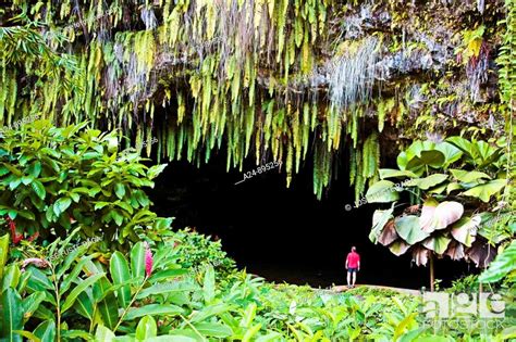 Maraa Grotto Tahiti Nui Tahiti Island Society Islands French