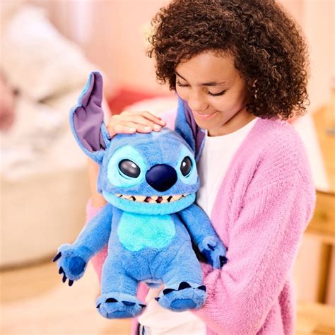 Real Fx Disney Stitch Puppet Interactive Toy Smyths Toys Uk