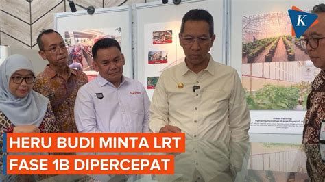 Heru Budi Minta Pembangunan LRT Velodrome Manggarai Dipercepat Saat