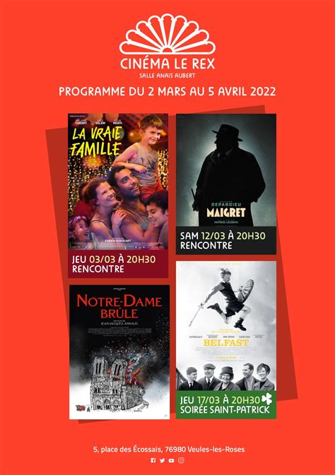 Calaméo Programme Cinema Rex Mars 2022