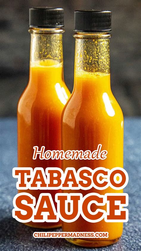 Homemade Tabasco Sauce Homemade Hot Sauce Sauce Hot Sauce