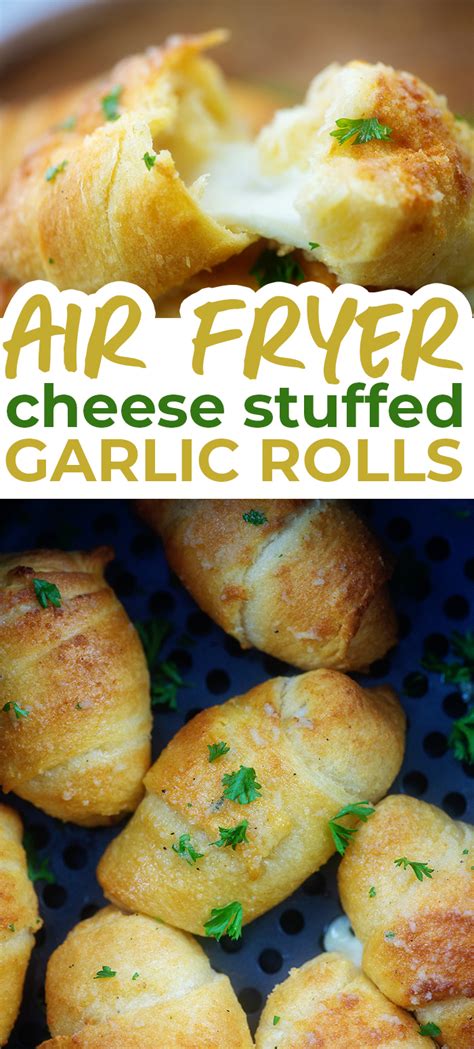 Cheesy Garlic Stuffed Crescent Rolls