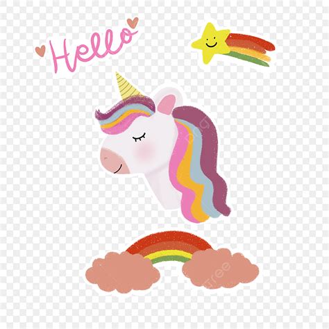 Hand Drawn Stickers Hd Transparent Cute Unicorn Hand Drawn Sticker