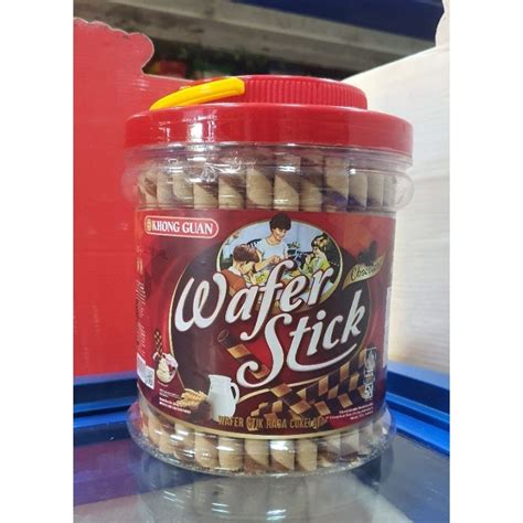 Jual Khong Guan Wafer Stick Chocolate Toples 500gr Shopee Indonesia