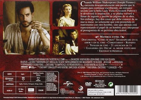 SHAKESPEARE IN LOVE EDICION HORIZONTAL DVD