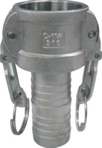 EON Valve Control EON Supply Inc SS 316 Camlock Coupling Type C