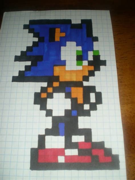 8 Bit Sonic The Hedgehog Grid