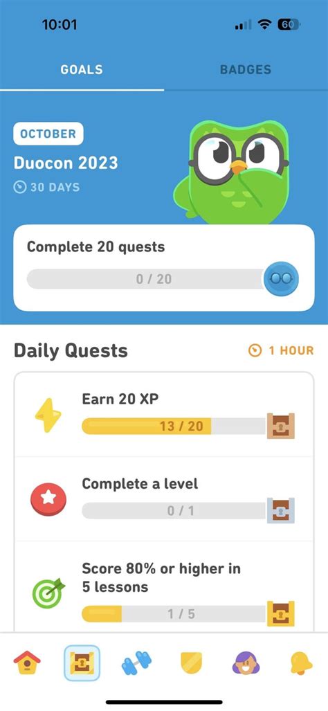 People Out Here With 50 Quests And I Only Have 20 R Duolingo