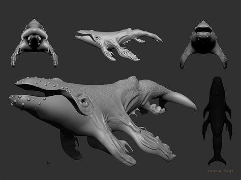 Artstation Flying Whale
