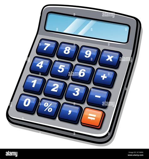 Calculator Clipart High Resolution Stock Photography and Images - Alamy