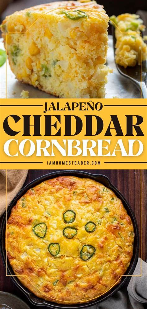 Jalapeno Cheddar Cornbread Recipe Jalepeno Recipes Best Cornbread