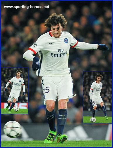 Adrien RABIOT 2015 16 Champions League K O Games Paris Saint Germain