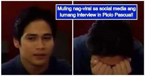 Throwback Interview Of Piolo Pascual Firmly Denying He Is Gay Goes