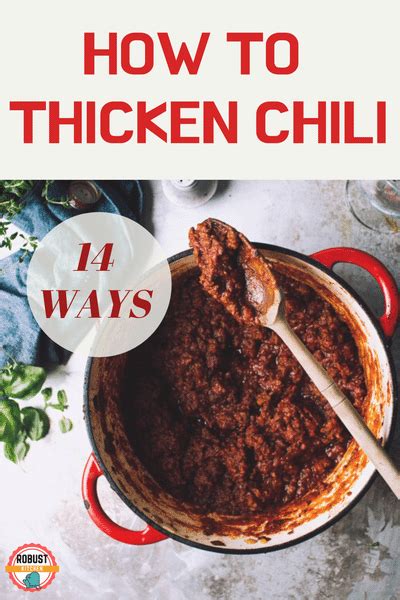 How To Thicken Chili Thicken Chili Homemade Chili Sauce Chili Recipe Without Tomatoes