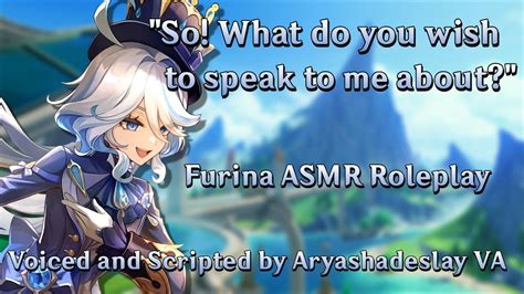 Meeting With The Hydro Archon Furina Asmr Roleplay F A Genshin