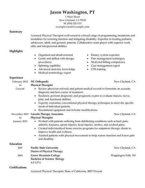 Physical Therapy Aide Resume No Experience depression sprüche