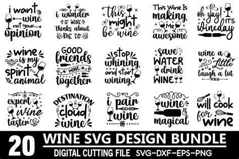 Wine Svg Design Bundle By Bdb Graphics Thehungryjpeg