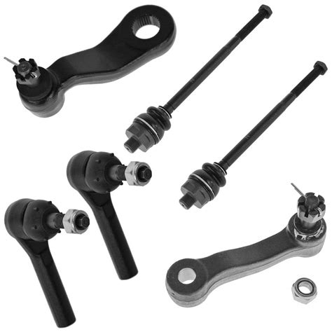 Front Idler Pitman Arm Inner Outer Tie Rod End Steering Kit Set Pc New