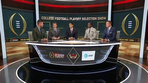 College Football Playoff Selection Show December 2nd 2018 Youtube