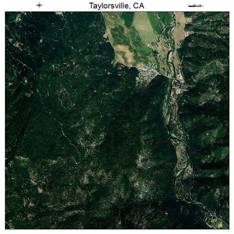 Aerial Photography Map of Taylorsville, CA California