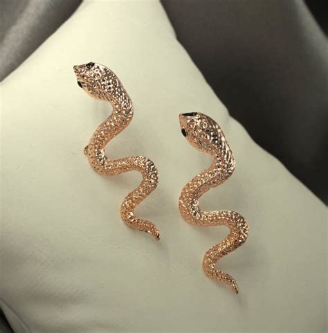 Snake Earring Etsy