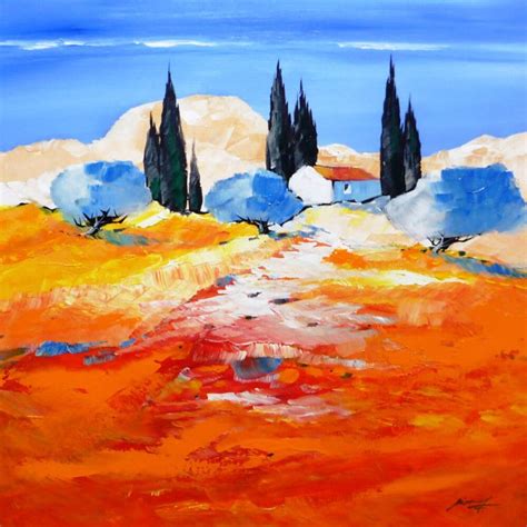 Peinture Sous Le Soleil De La Provence Par Carr D Artistes