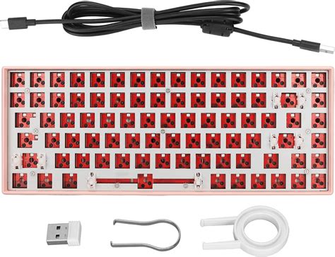 Key Mechanical Keyboard Diy Kit Hot Swappable Tri Mode Custom Keyboard For Standard Height