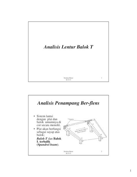 PDF Analisis Balok T DOKUMEN TIPS