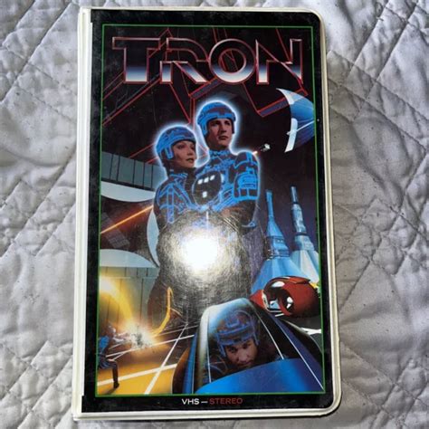 Tron Vhs Walt Disney Home Video Jeff Bridges Sci Fi Original Clamshell