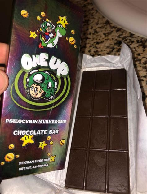 One Up Mushroom Chocolate Bar For Sale